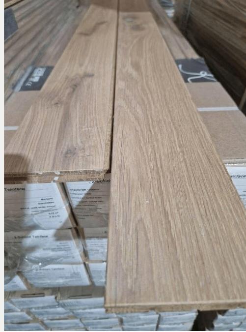 PARQUET EN BOIS ; CHÊNE DE 169M2,  ET HUILÉ, LARGEUR 100 MM, Enlèvement, Intérieur