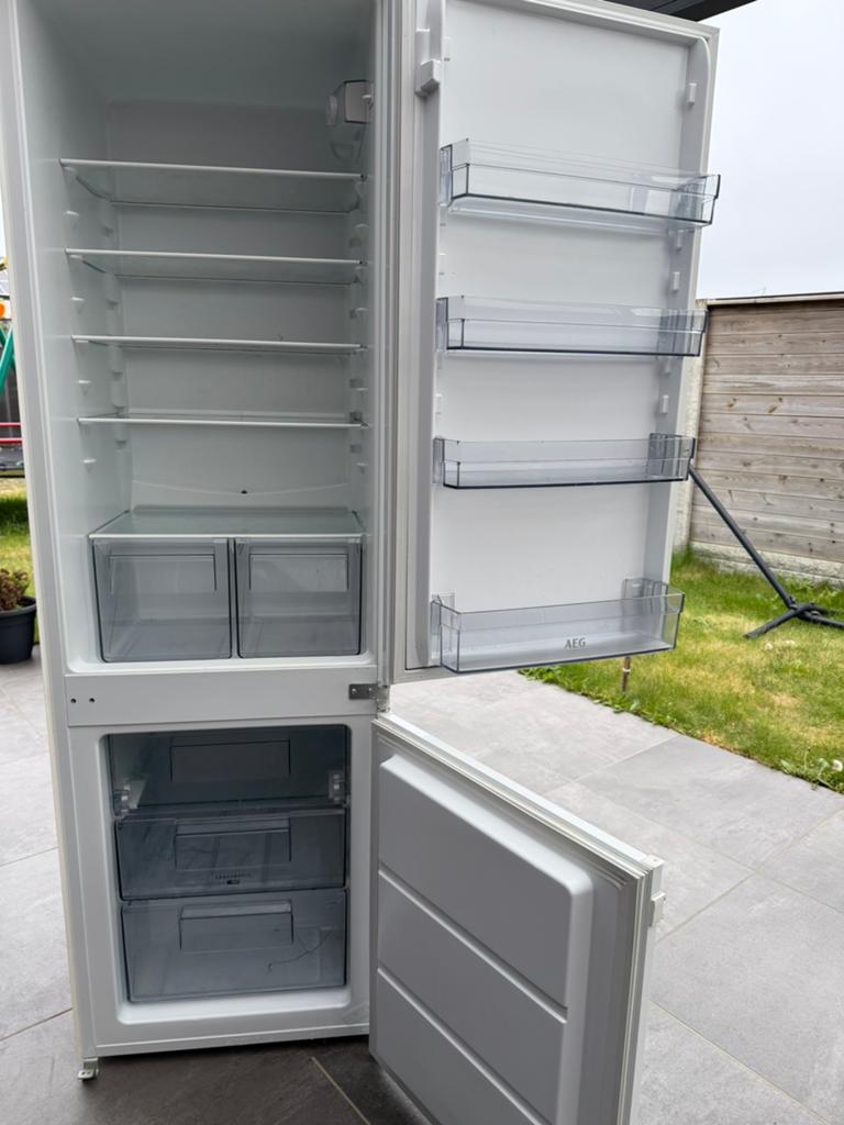 Koel-vries combinatie AEG, Elektronische apparatuur, Vriezers en Diepvrieskisten, Ophalen, Gebruikt, Vrieskast