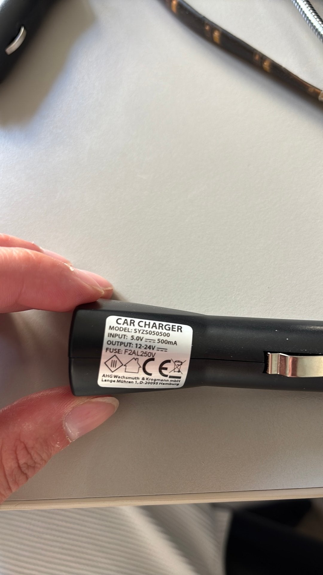 Auto USB lader, Telecommunicatie, Autoladers, Ophalen, Nieuw