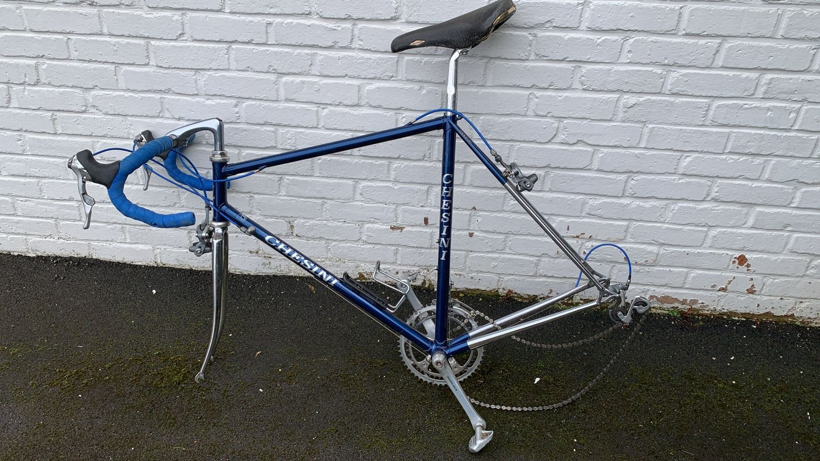 Cadre vélo de course vintage CHESINI Acier Italien-Années 80, Enlèvement, Acier