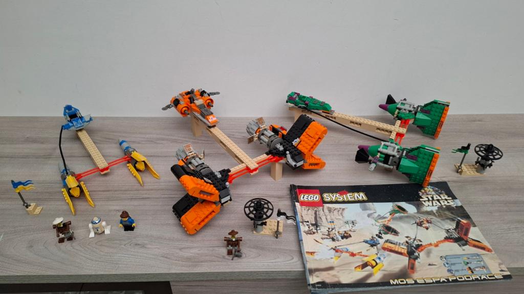 LEGO Star Wars 7171 Mos Espa Pod Race (Année 1999), Enlèvement ou Envoi, Complet, Lego, Star Wars