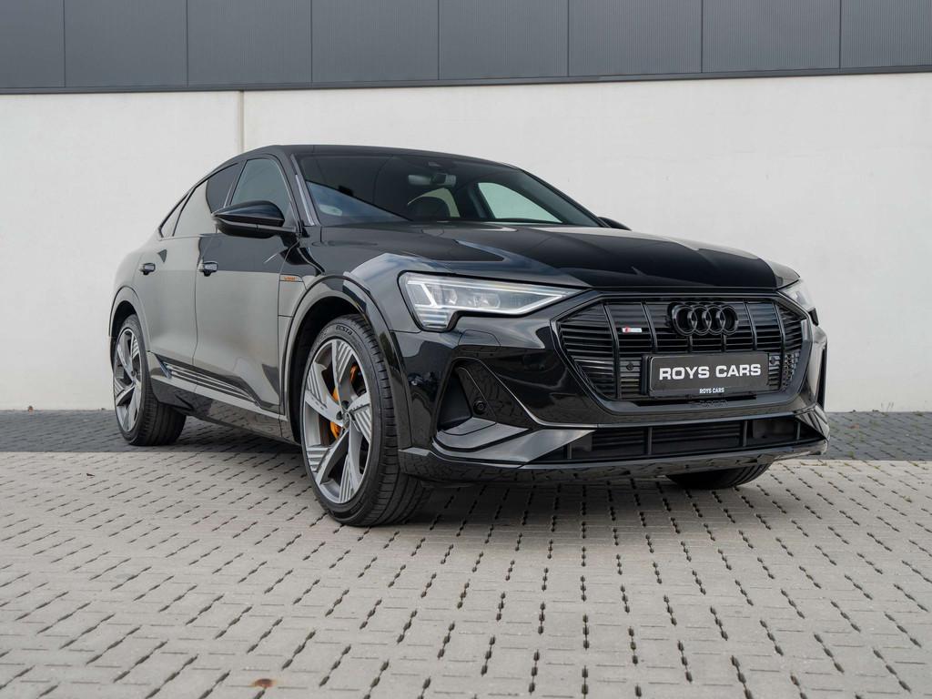 Audi e-tron Sportback S-line Black-edition -HUD-CAMERA/ZETEL, Auto's, Automaat, 230 kW, Gebruikt, Zwart