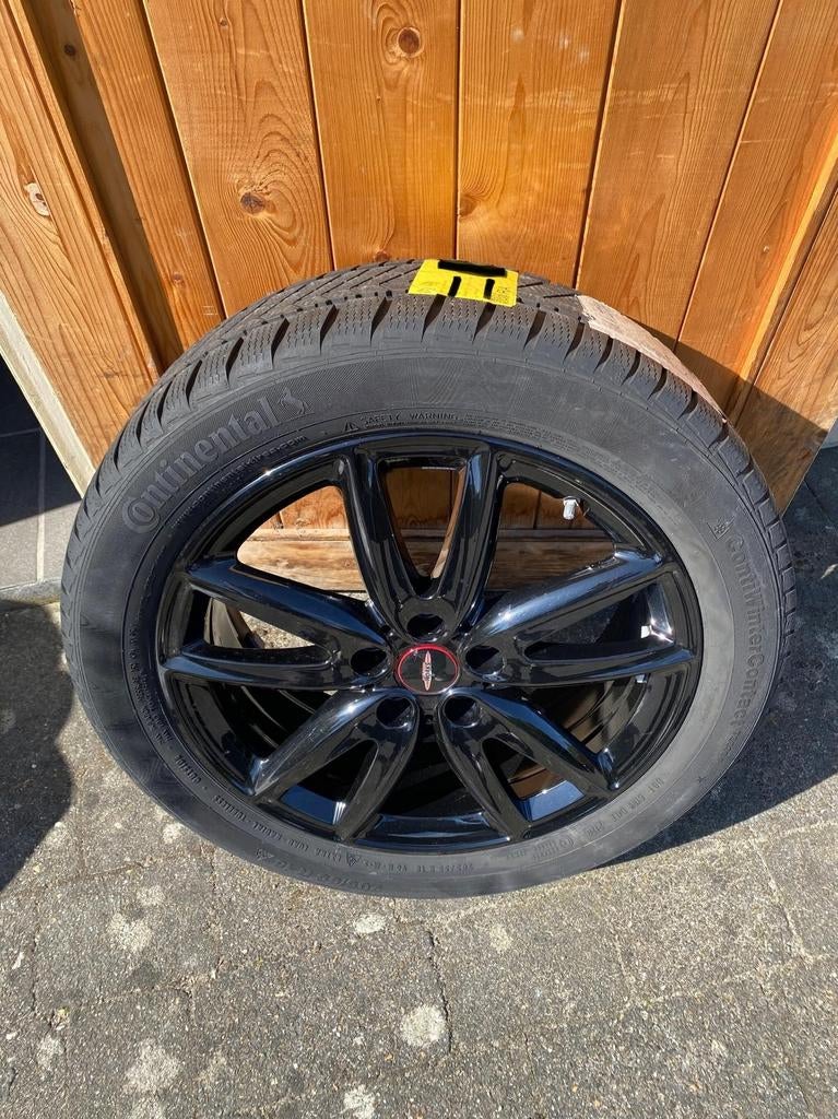 Mini John Cooper Works velgen met Continental winterbanden, Auto-onderdelen, Banden en Velgen, Ophalen, 18 inch, Banden en Velgen