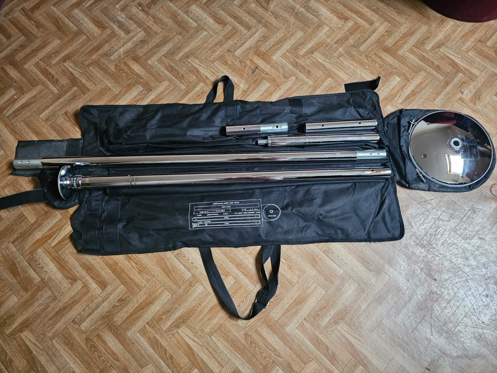 Danspaal X-pole Xpert pro chroom, Ophalen, Zo goed als nieuw, Overige typen