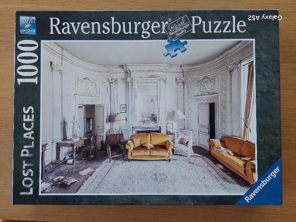 puzzel 1000 st - Ravensburger - Lost places: salon, Ophalen of Verzenden, 500 t/m 1500 stukjes, Zo goed als nieuw, Legpuzzel