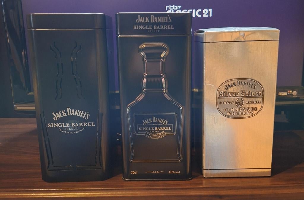 Jack Daniel's Boîtes et Bouteilles vides, Enlèvement, Comme neuf