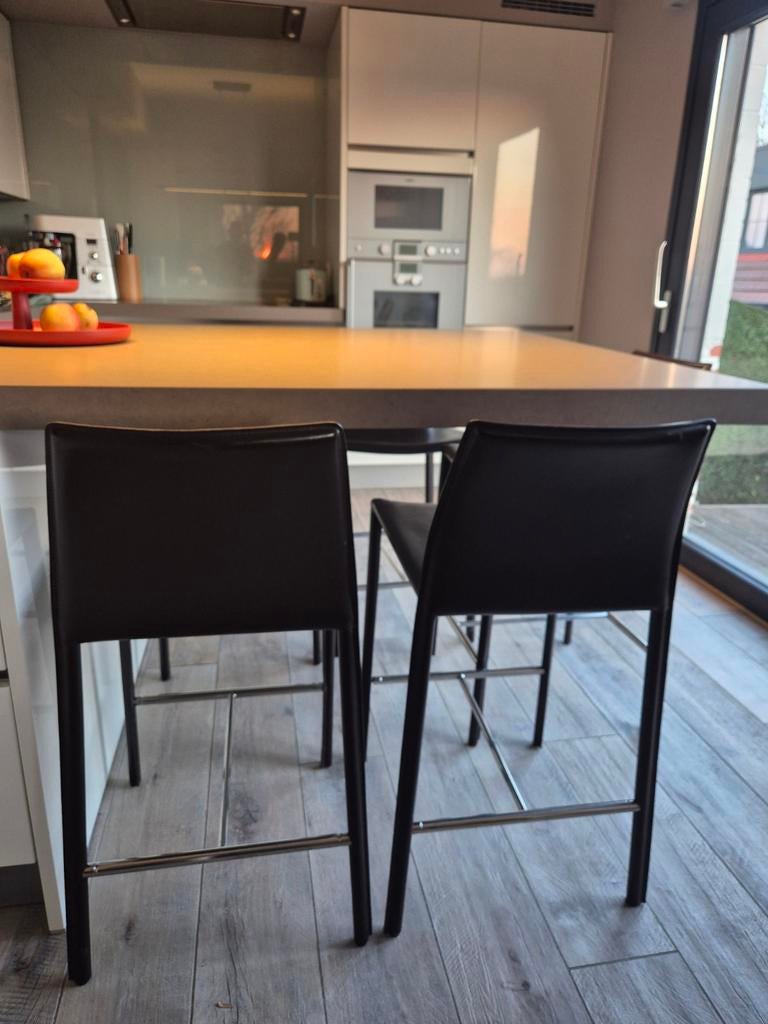 Set van 5 Perfecta 'Bar Prado' Barkrukken – Echt Leder, Huis en Inrichting, Barren, Ophalen