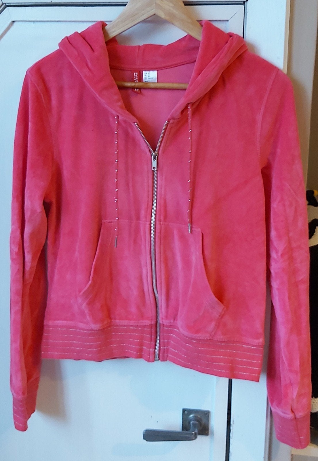 Prachtig stretch fluwelen jacky medium., H&M, Ophalen of Verzenden, Zo goed als nieuw, Maat 38/40 (M)