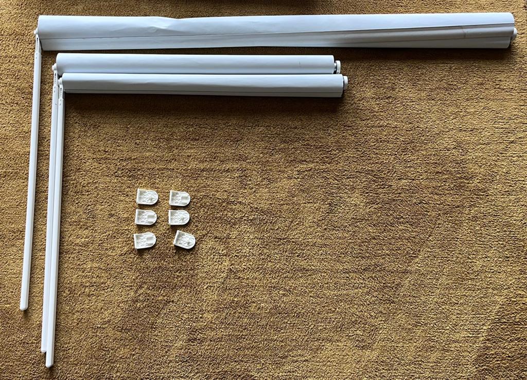 FRIDANS Ikea verduisterende rolgordijnen, Huis en Inrichting, Ophalen, Gebruikt, Wit