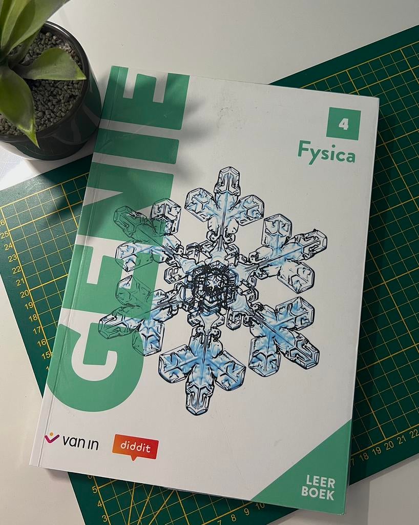 Genie Fysica 4 - leerboek (2022), Enlèvement ou Envoi, Comme neuf, Secondaire, Autres matières