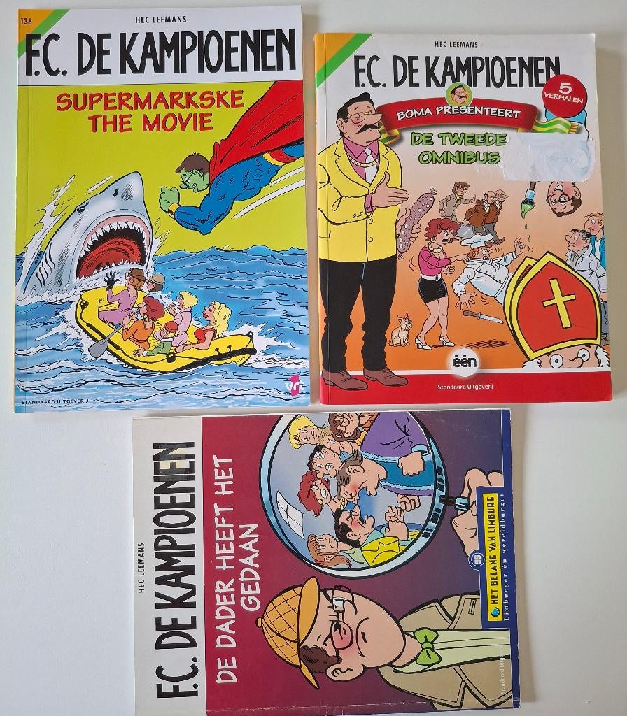 FC De Kampioenen : 2 strips + tweede omnibus (5 strips), Ophalen of Verzenden