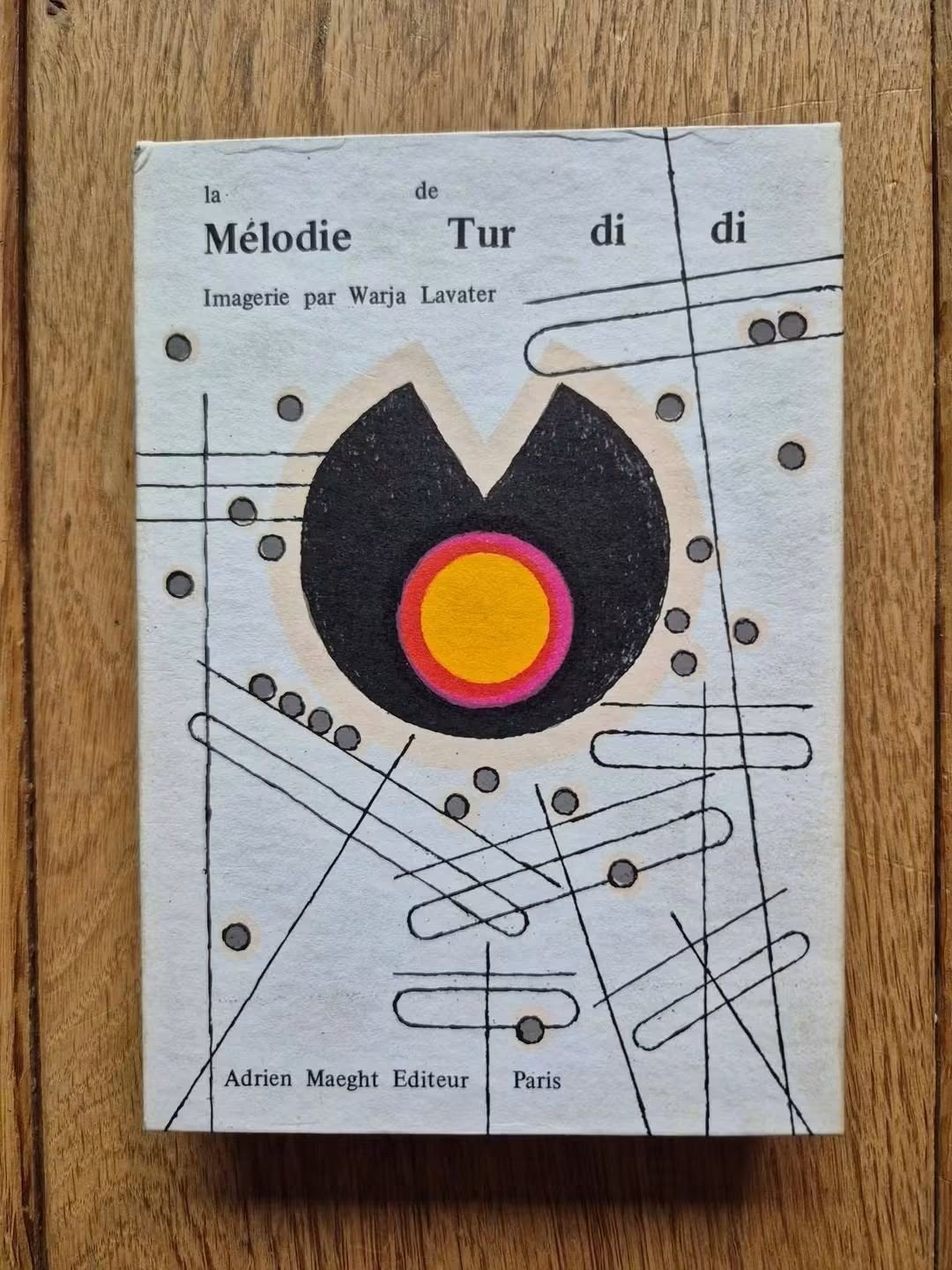 Zeldzaam kunstenaarsboek Warja Lavater - La Mélodie, Ophalen of Verzenden, Zo goed als nieuw, Stijl of Stroming