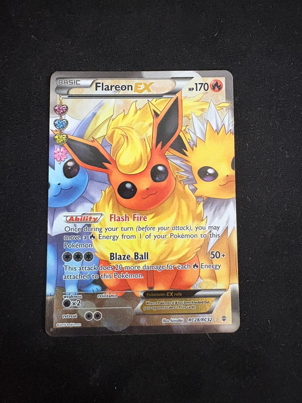 Flareon rc28 pokemon kaart, Boeken, Ophalen of Verzenden, Zo goed als nieuw