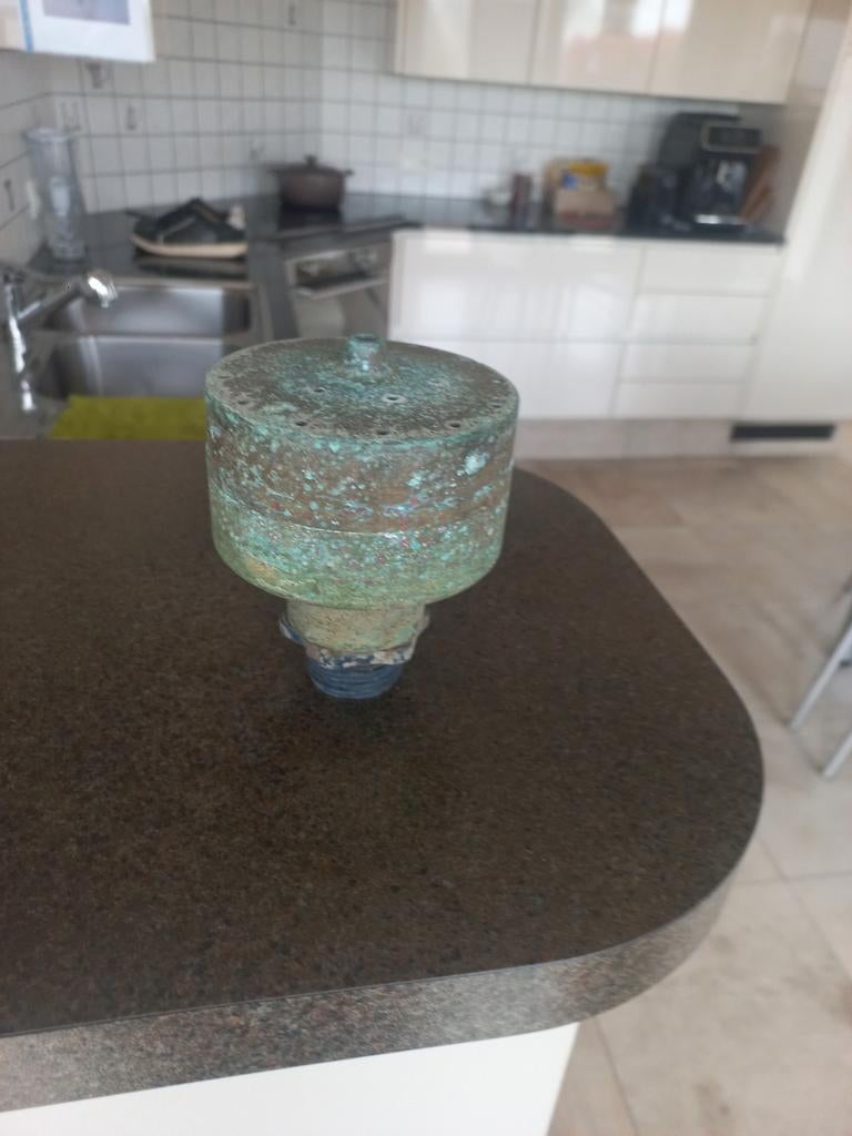 Bronzen fonteinkop oase, Tuin en Terras, Ophalen