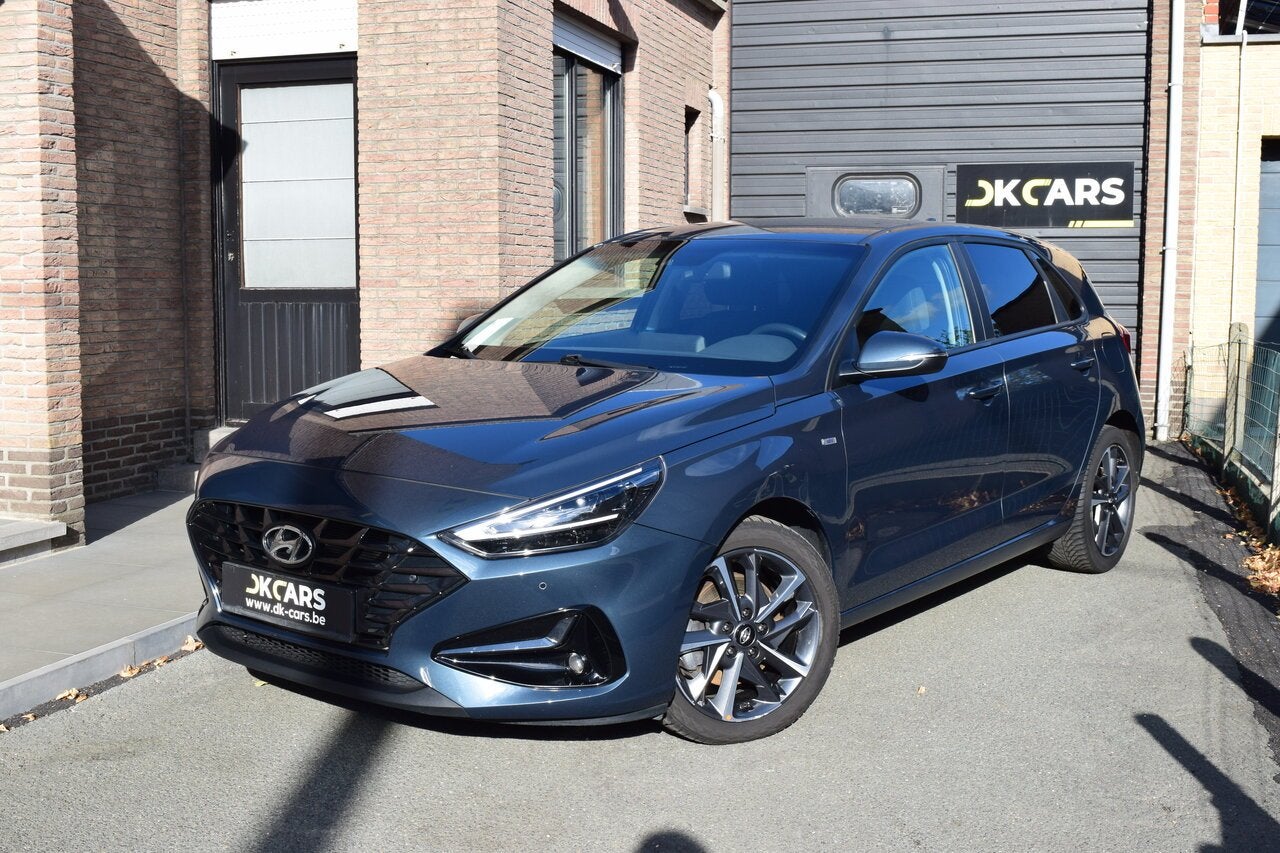 Hyundai, i30, 1.0T-GDI MHEV - NAVI / LED / APPLE CARPAY /, Euro 6, Noir, 5 portes, I30