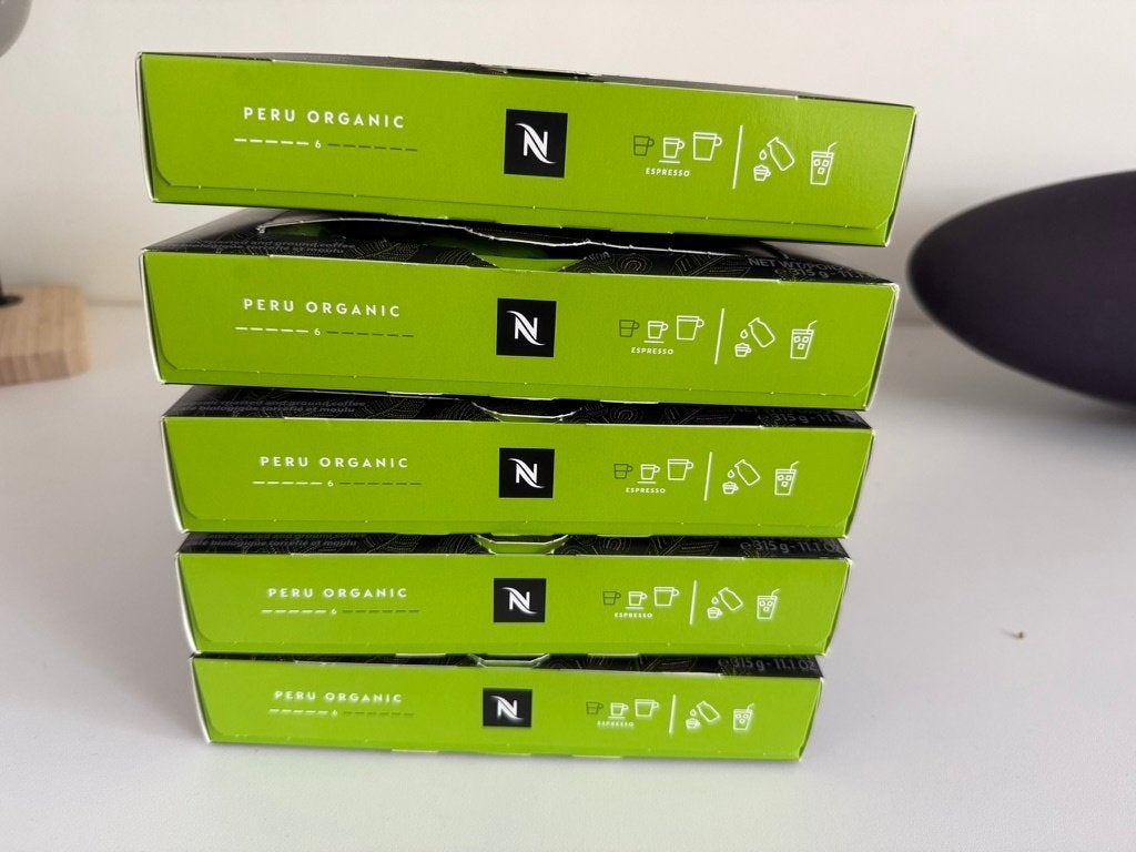 250 capsules biologiques Nespresso Professional Peru, Neuf, Enlèvement ou Envoi, Nespresso, Nespresso