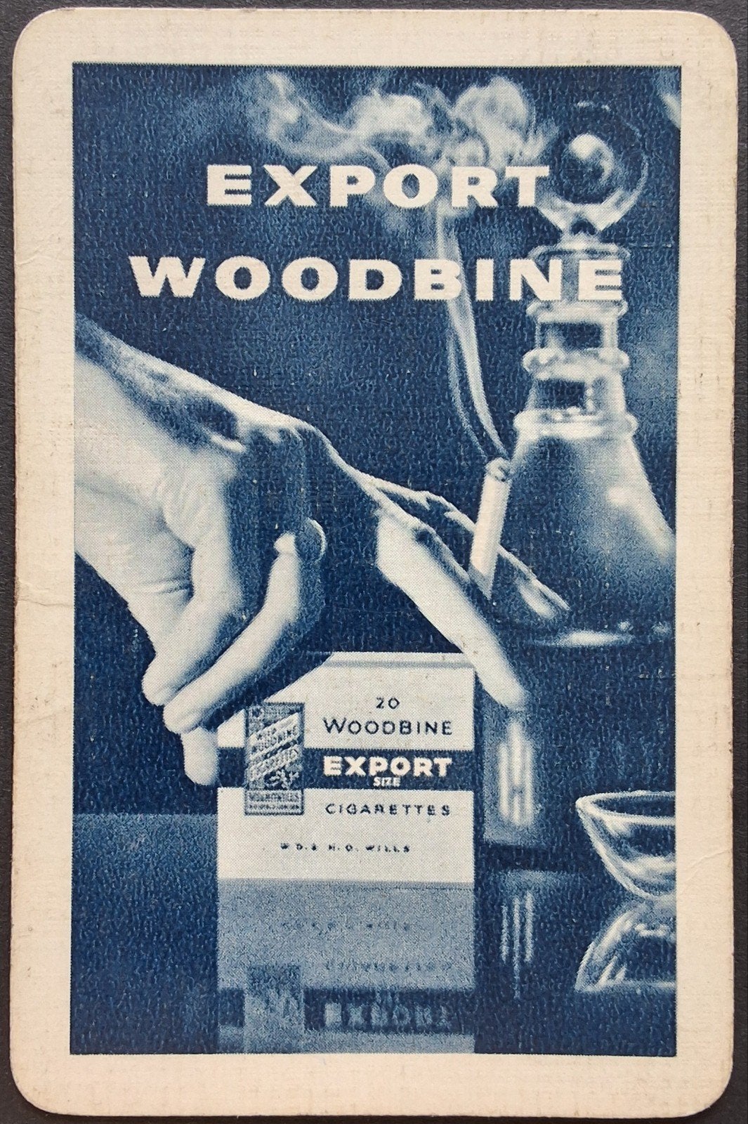 1 Speelkaart  Woodbine, Ophalen of Verzenden