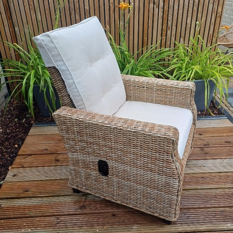 verstelbare wicker relax fauteuil, Enlèvement, Osier