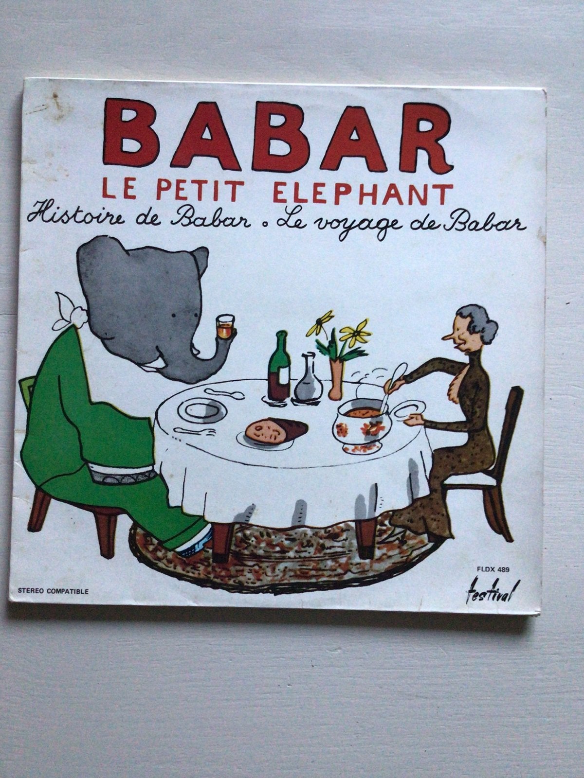 Babar, 33 toeren, 1 en 2, Enlèvement ou Envoi, Comme neuf, LP
