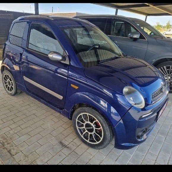 Microcar M.Go premium 4 DCI, Automaat, Stof, Blauw, Diesel