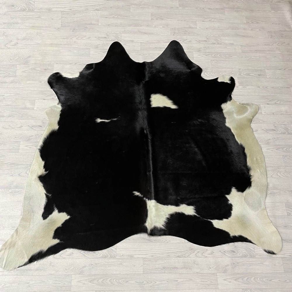 Koeienhuid zwart wit 195x200cm | Lederstore, Neuf, Tapisserie murale, Multicolore, Matériau naturel
