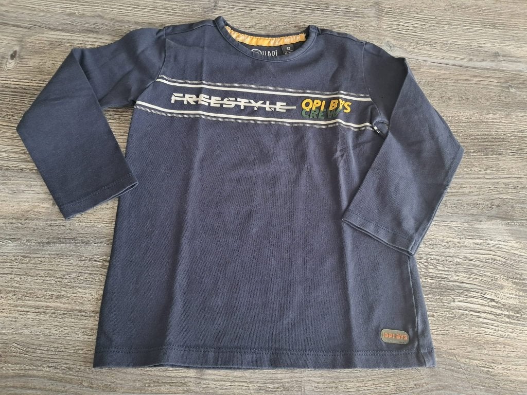 Longsleeve Quapi maat 92, Kinderen en Baby's, Kinderkleding | Maat 92, Ophalen of Verzenden, Zo goed als nieuw, Shirt of Longsleeve