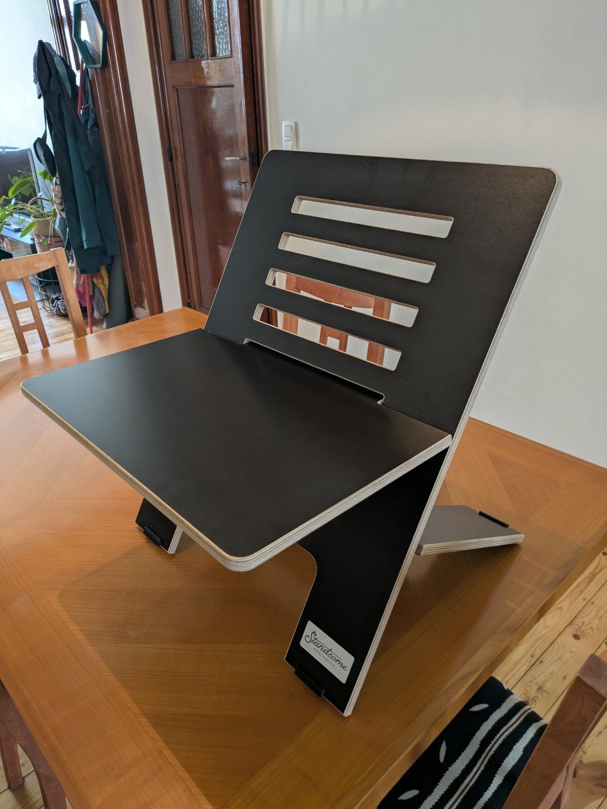 standing desk, Ophalen of Verzenden, Zo goed als nieuw, Standsome, In diepte verstelbaar