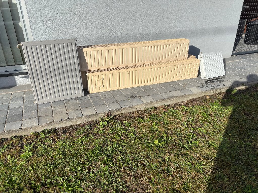 Lot de 5 Radiateurs, Doe-het-zelf en Bouw, Ophalen, Gebruikt, Radiator