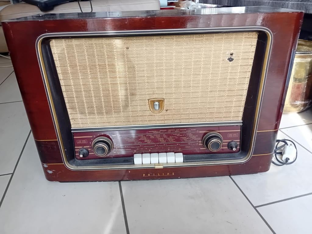 Antieke radio Philips 🎼  📻, Antiek en Kunst, Ophalen