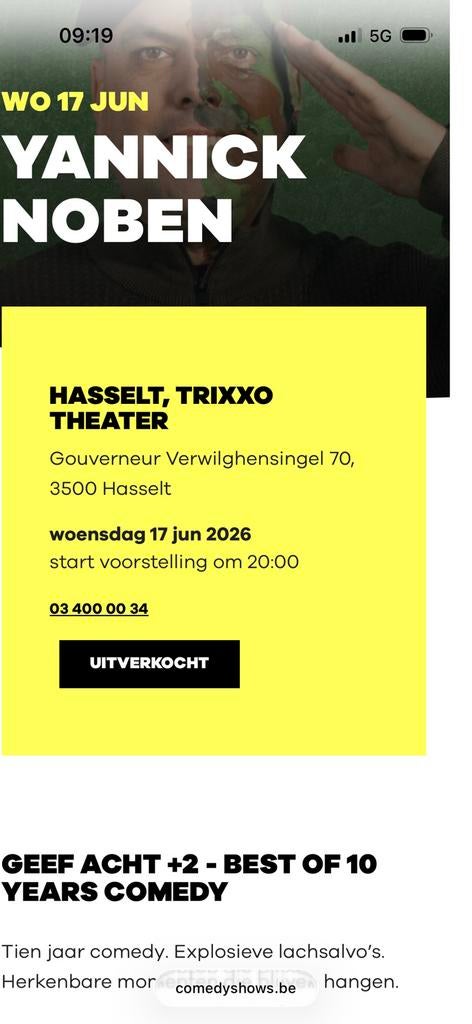 Yannick Noben Hasselt 17 juni, Twee personen