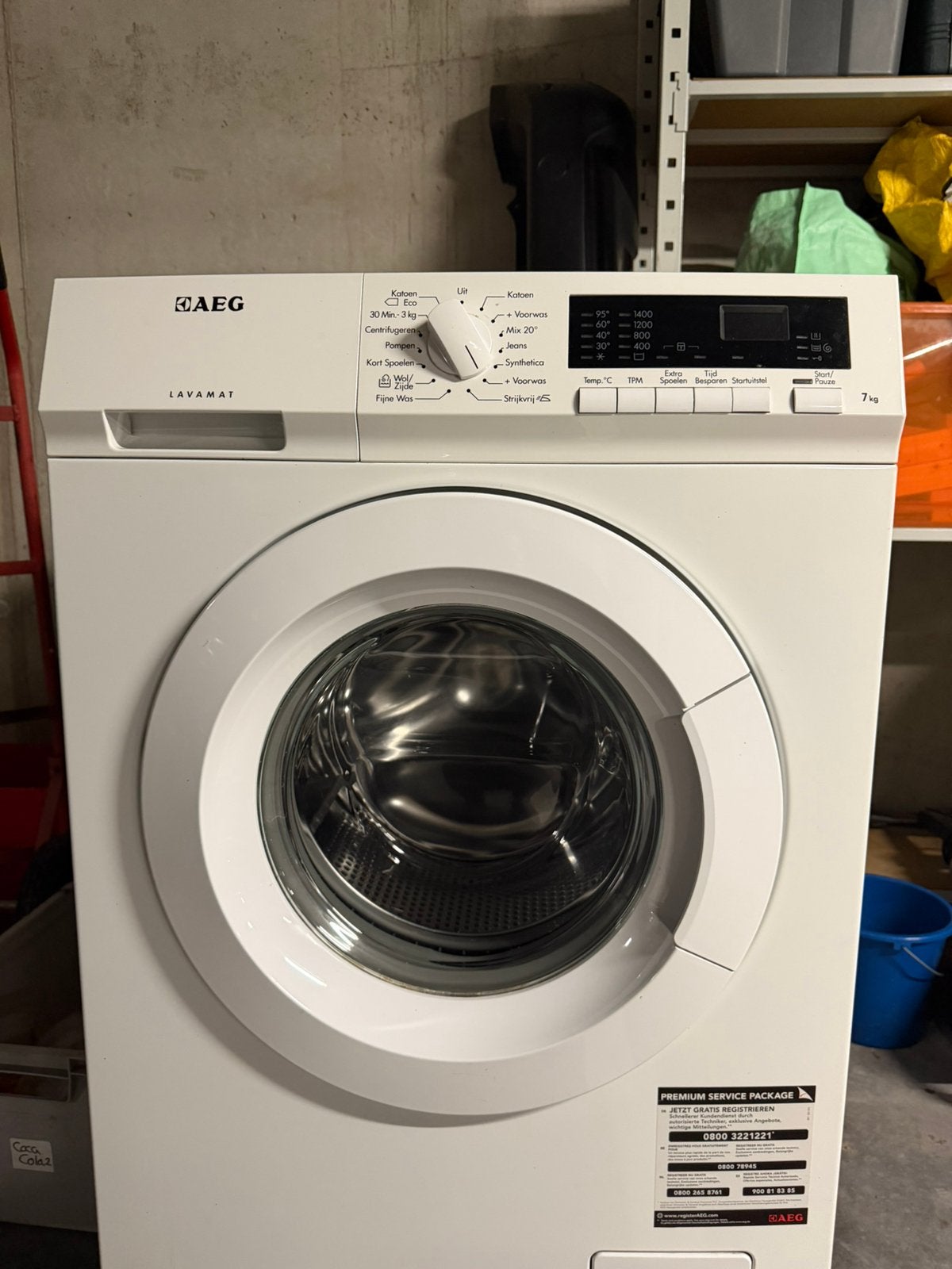 AEG Lavamat wasmachine 7 kg, Ophalen
