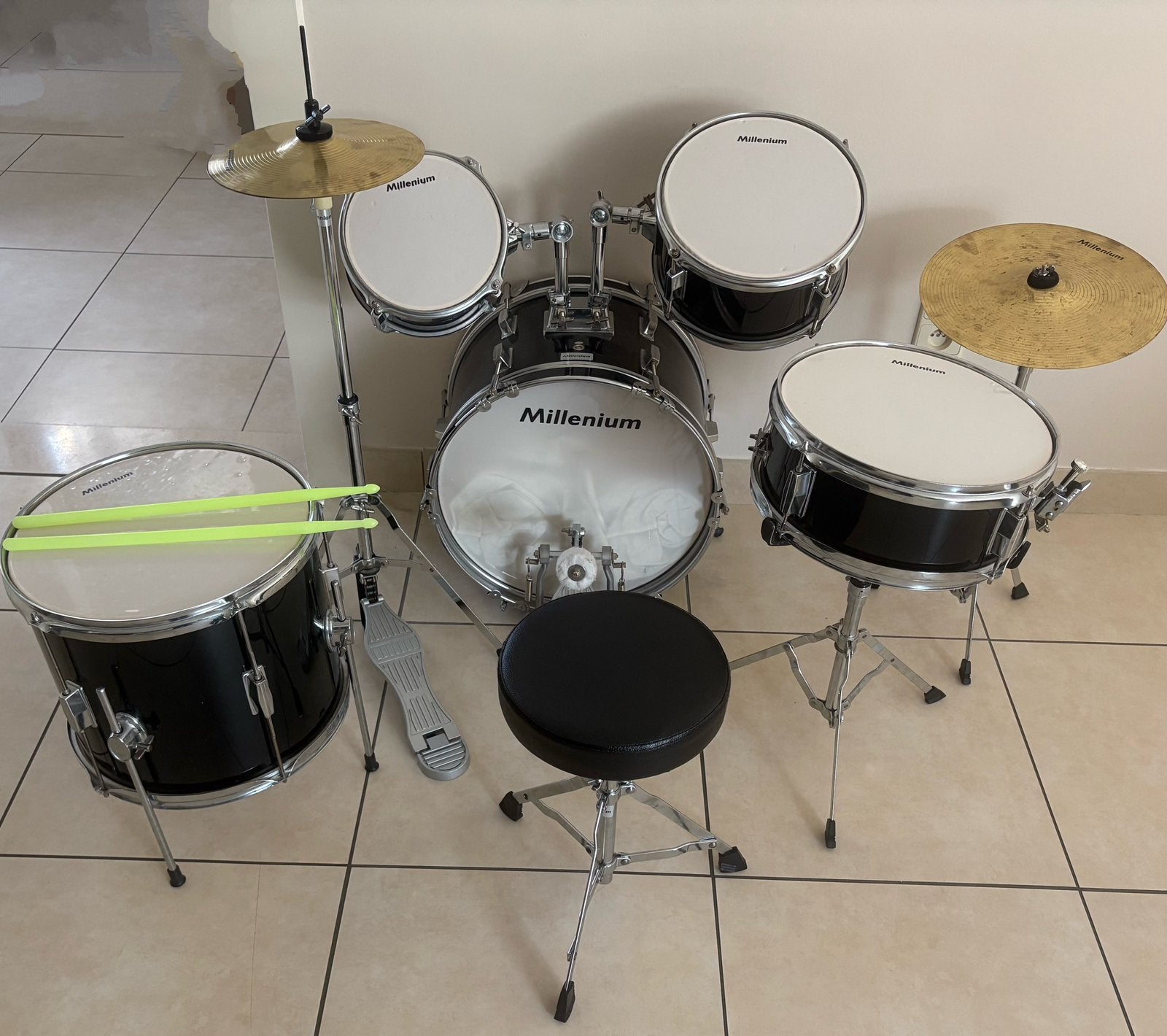 Kinder drumstel millennium, Musique & Instruments, Enlèvement, Utilisé, Autres marques