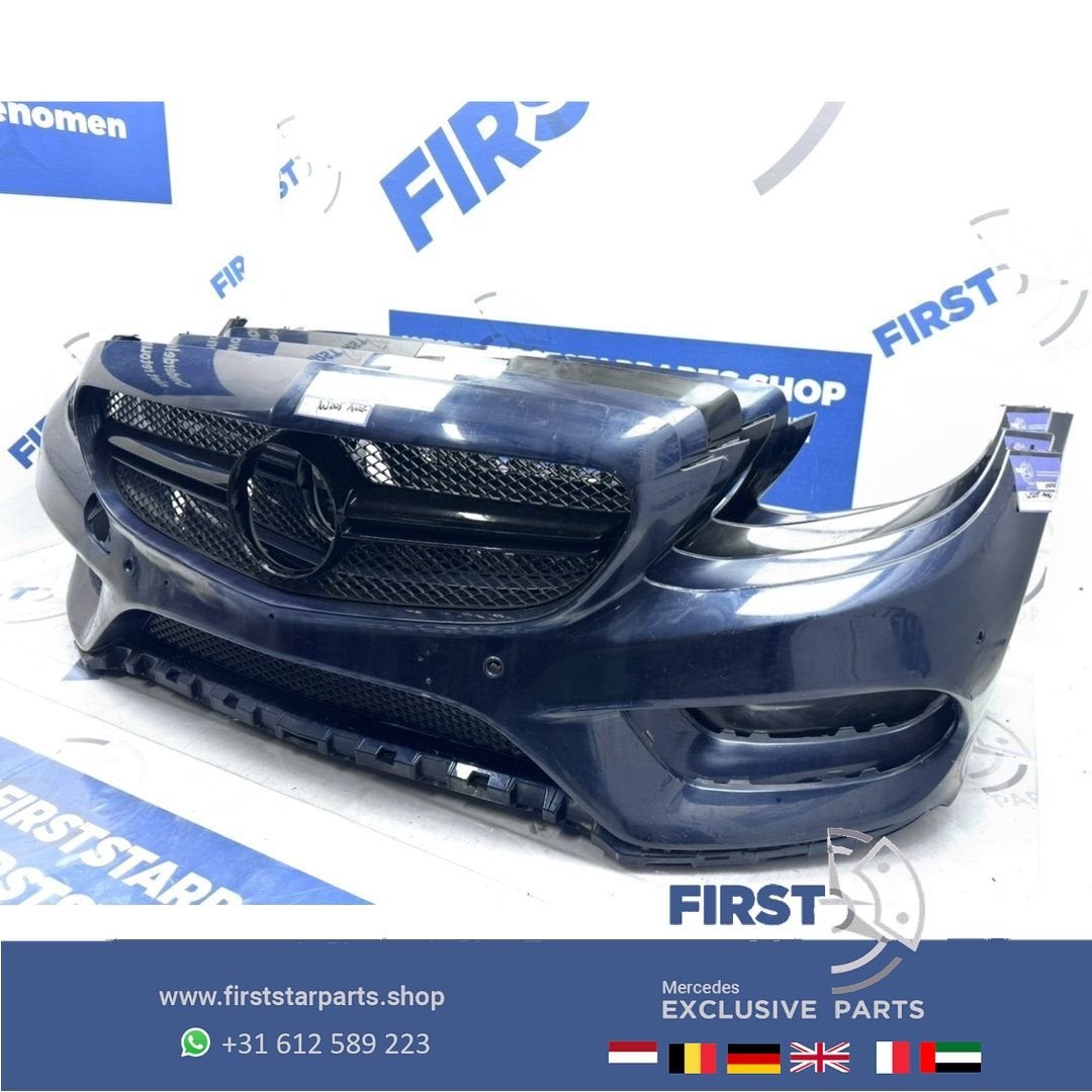 BUMPER W205 A2058850925 AMG VOORBUMPER 2014-2017 Mercedes C, Gebruikt, -, Voor, Ophalen of Verzenden