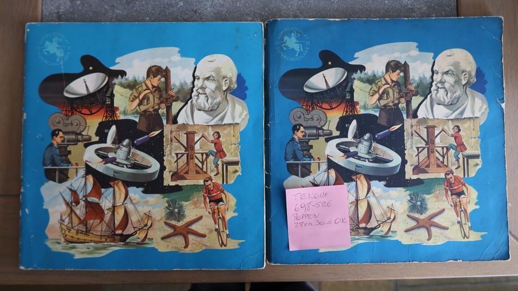 Jacques plakboeken, Ophalen, Gelezen, CHOCOLAT JACQUES, Plaatjesalbum