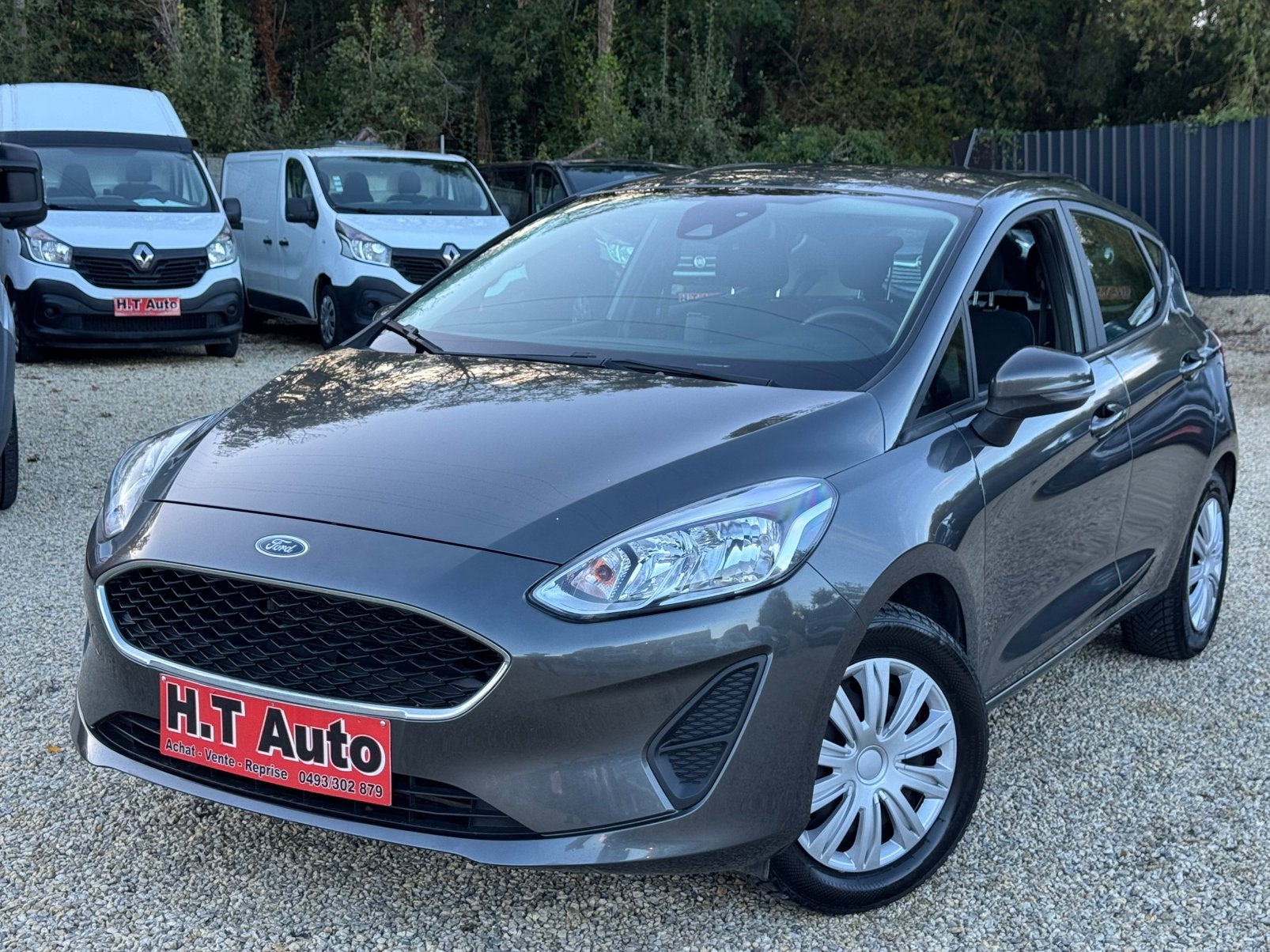 Ford Fiesta 1.1i/Etat neuf/Garantie 1 an/Airco/Euro6b, Autos, Argent ou Gris, Achat, 998 cm³, Euro 6