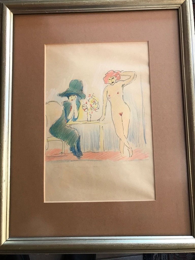 Jan Sluijters, Antiek en Kunst, Kunst | Schilderijen | Klassiek, Ophalen, Gesigneerd, Tekening, Papier