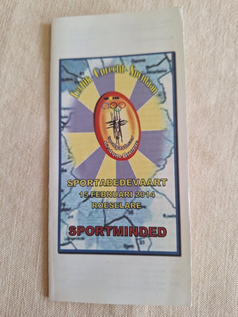Bidprentje Sporta bedevaart 2014 sportminded, Ophalen of Verzenden