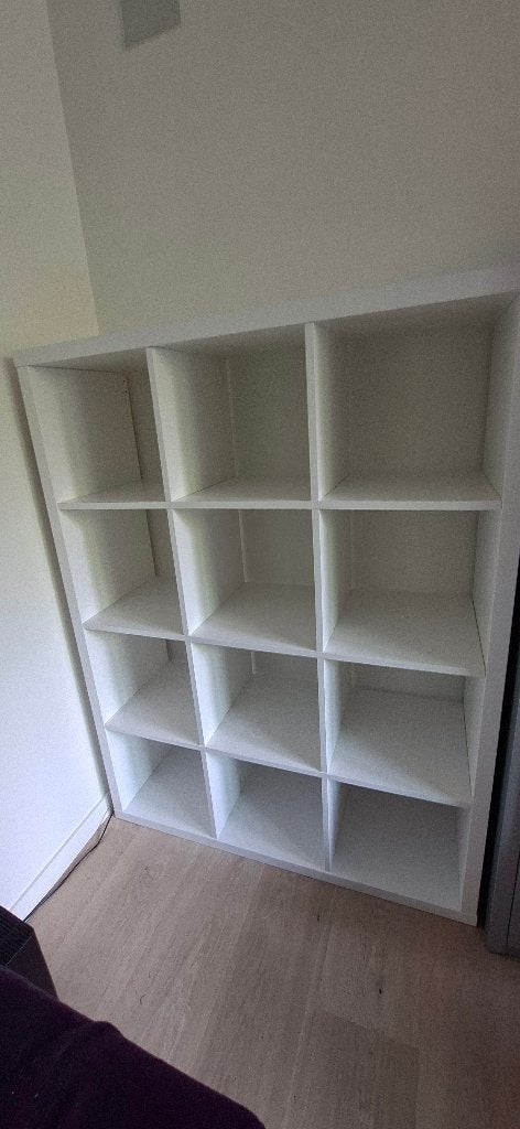 IKEA KALLAX Open kast, wit, 112x147 cm, 25 à 50 cm, 100 à 150 cm, Enlèvement, Utilisé