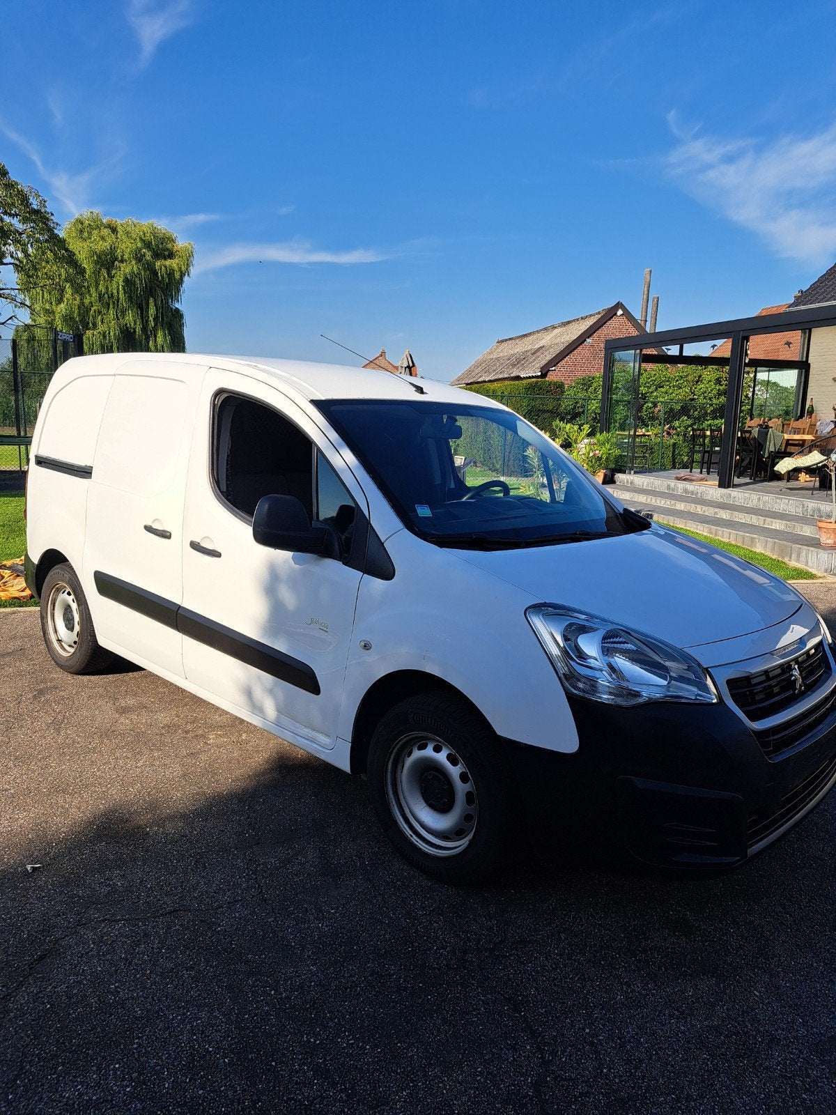 Peugeot partner lichte vracht 3 zit, Auto's, Trekhaak, Diesel, Particulier, Te koop