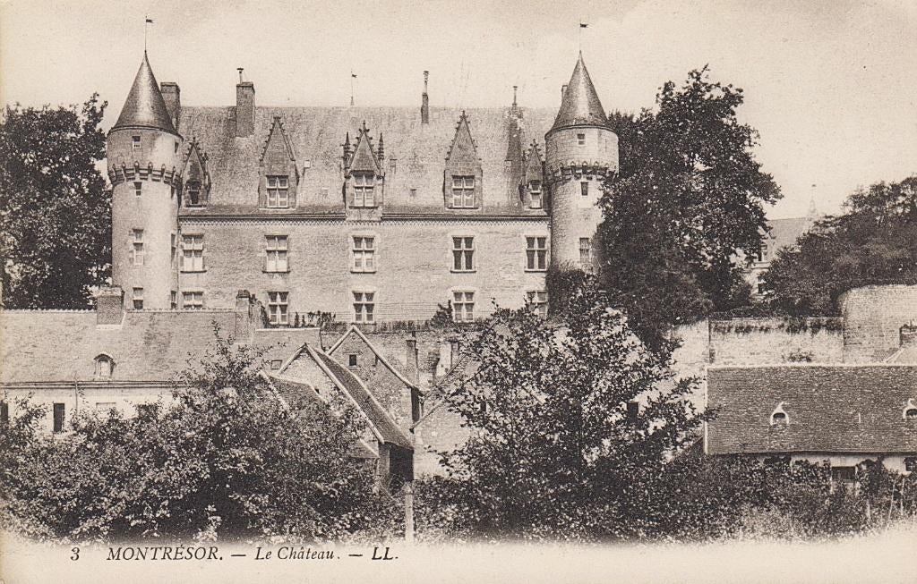 1907 - FRANKRIJK - Montrésor: Le Château, Verzamelen, Postkaarten | Buitenland, Ongelopen, Frankrijk, Voor 1920, Verzenden