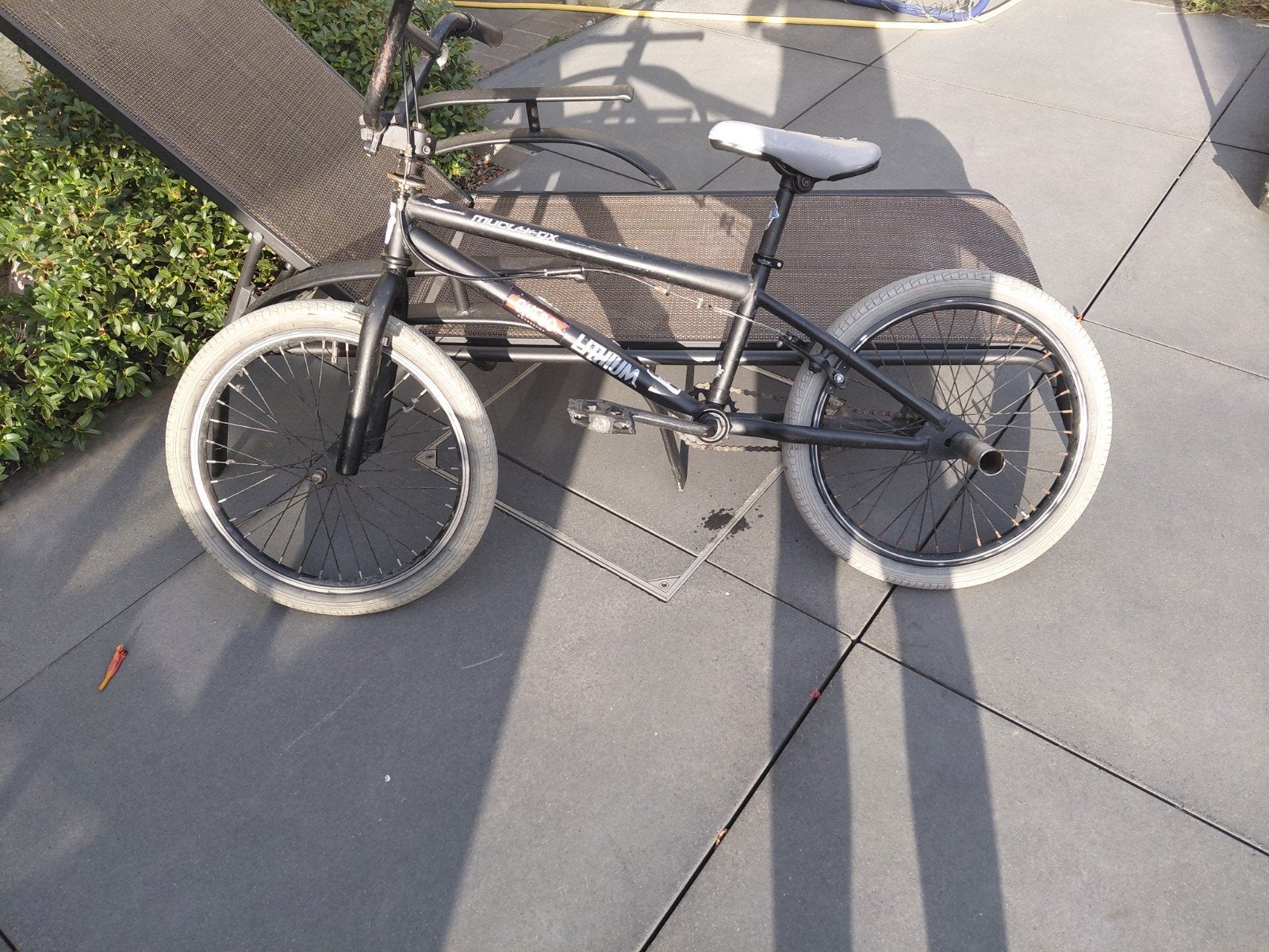BMX zwart, Ophalen, Velgrem, Stuur 360° draaibaar, Muddyfox