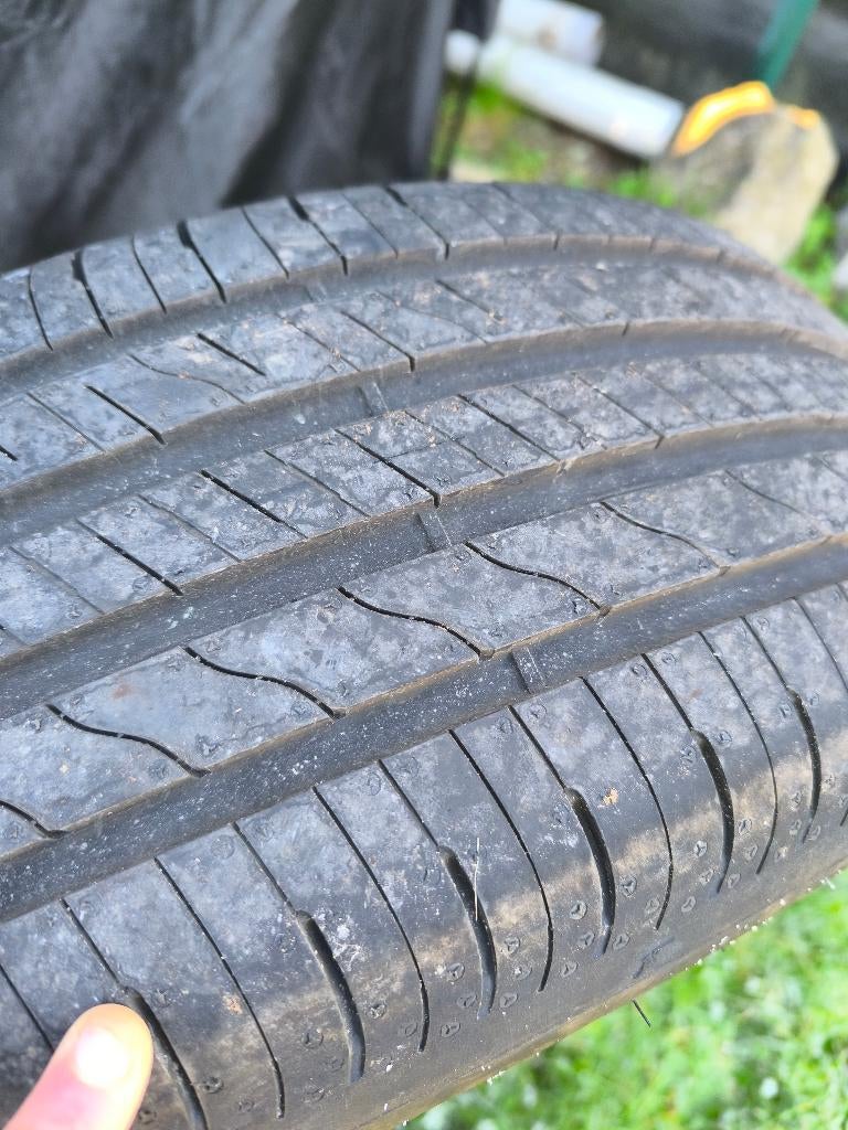 4 pneus été GoodYear 215/55 R17 W98, Auto-onderdelen, Banden en Velgen, Ophalen, 215 mm, Nieuw, 17 inch