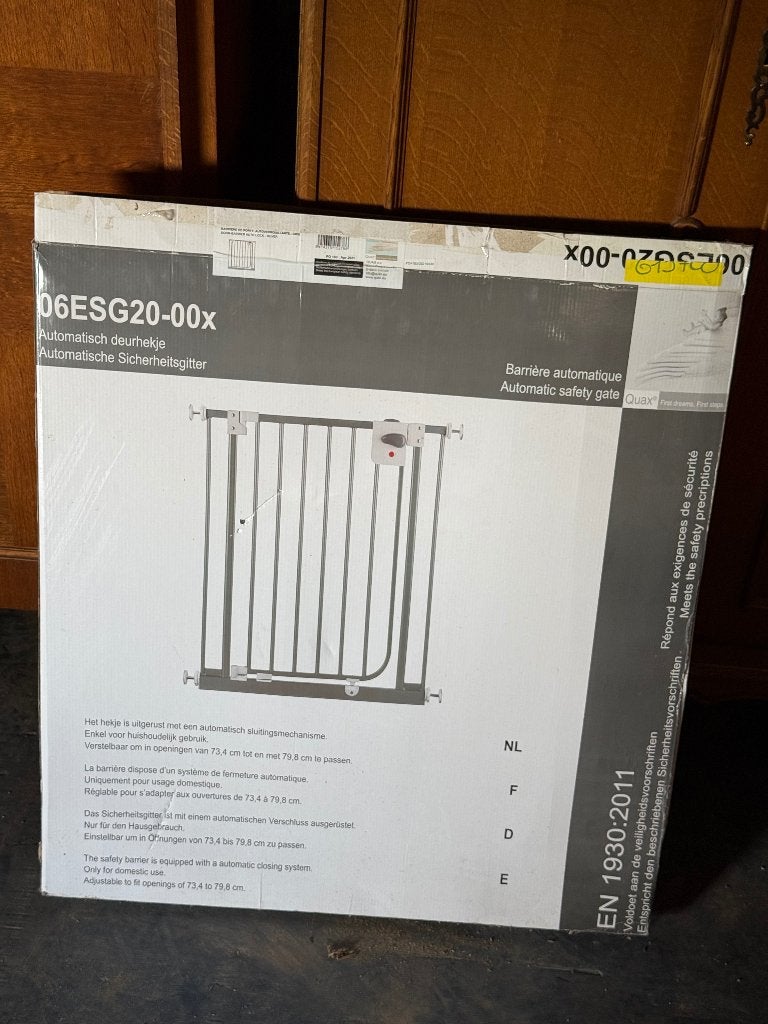 Kinderhekje, Ophalen, Gebruikt, Aluminium, Klemhekje