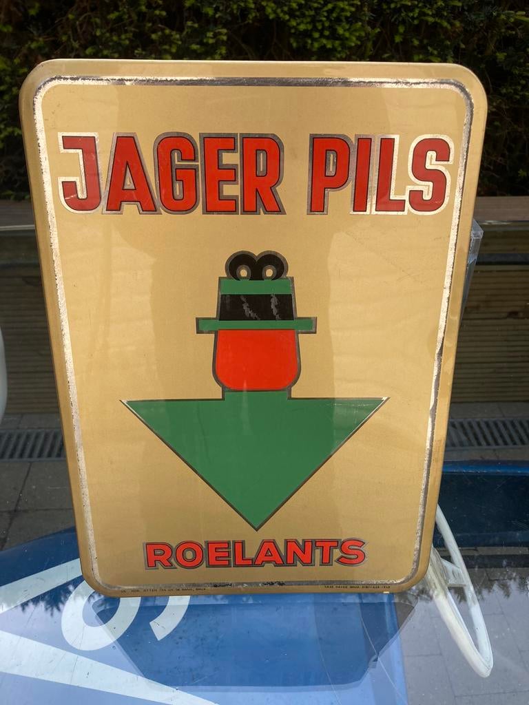 Bier Jager Pils Roelants 1949, Ophalen of Verzenden, Zo goed als nieuw