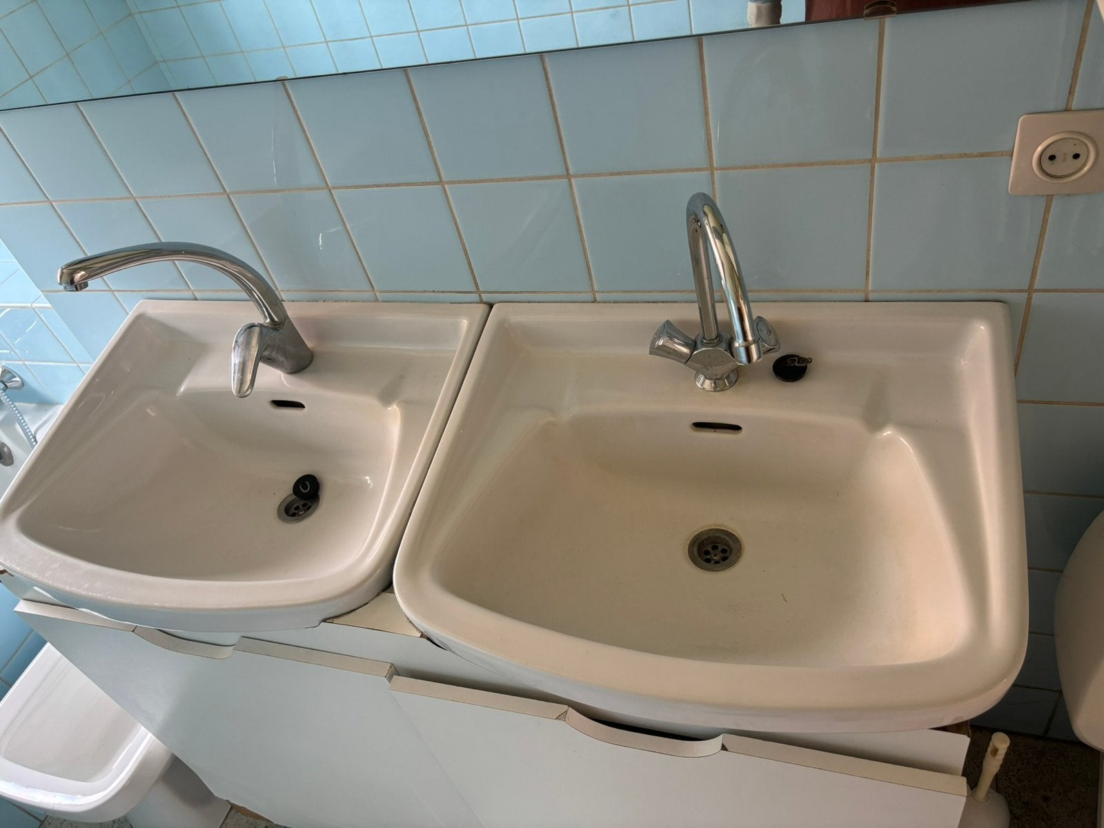 lavabos, Huis en Inrichting, Badkamer | Badkamermeubels, Ophalen, Gebruikt, Wasbak of Wastafel