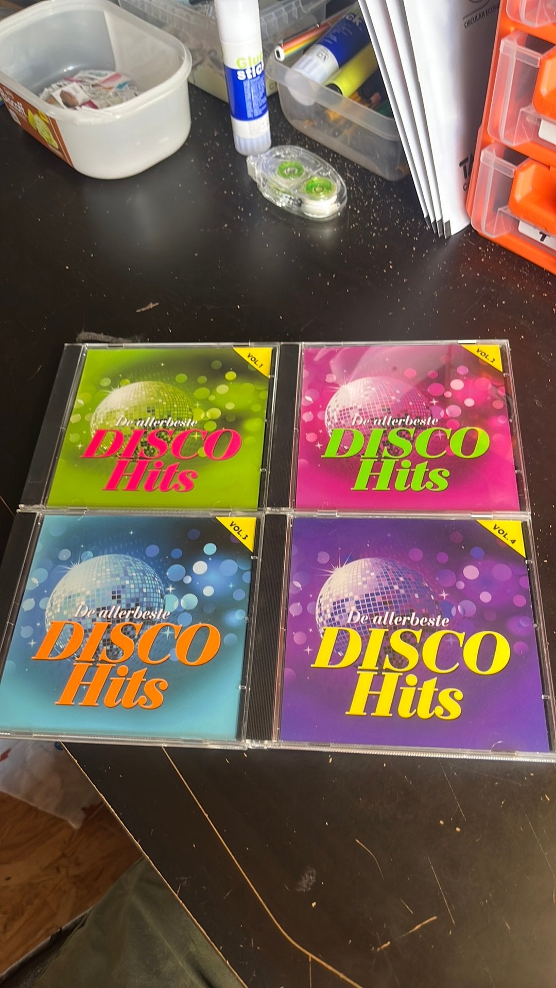 4 cd’s met disco hits v31, Cd's en Dvd's, Cd's | R&B en Soul, Verzenden, Zo goed als nieuw