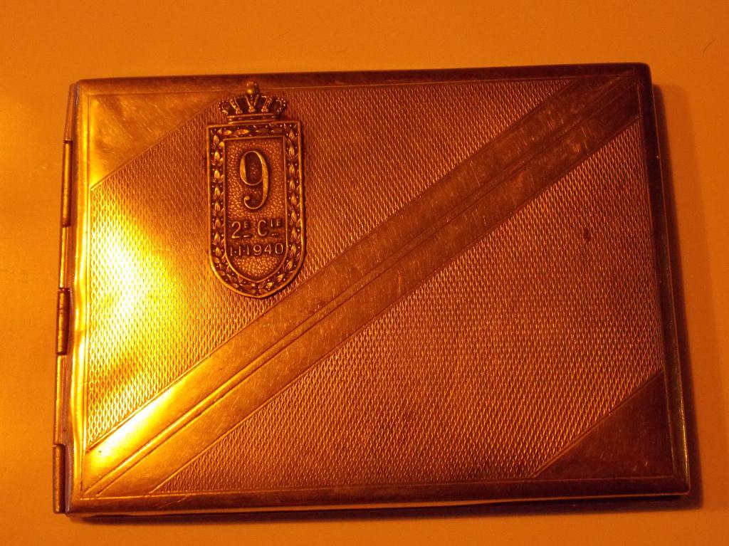 Porte-cigarettes ABBL 9e ligne 2e Cie, Enlèvement ou Envoi, Armée de terre, Autres types
