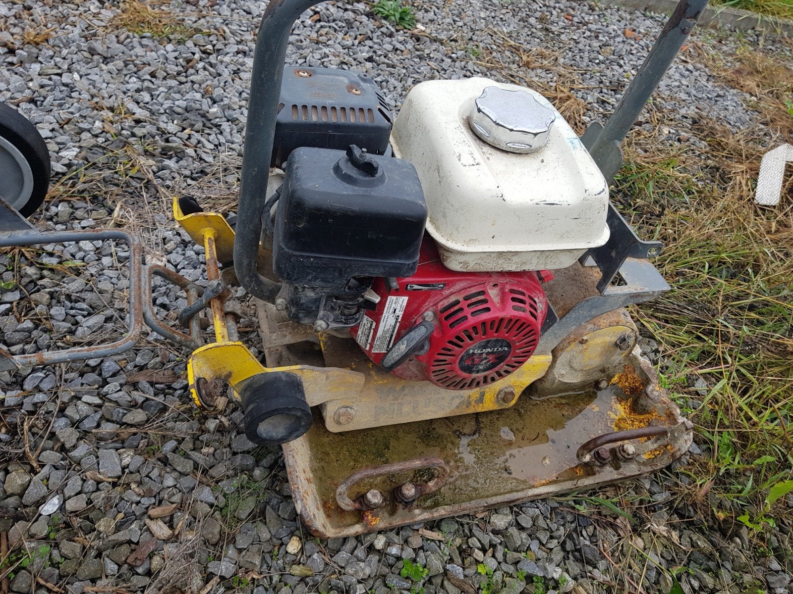 trilplaat 80kg hondamotor, Tuin en Terras, Ophalen