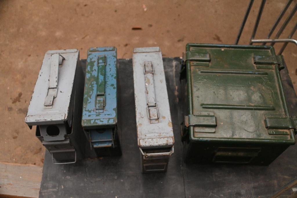 Boites pour munitions en fer avec le joint hermétique 10€, Enlèvement, Armée de terre, Caisse ou Géocache