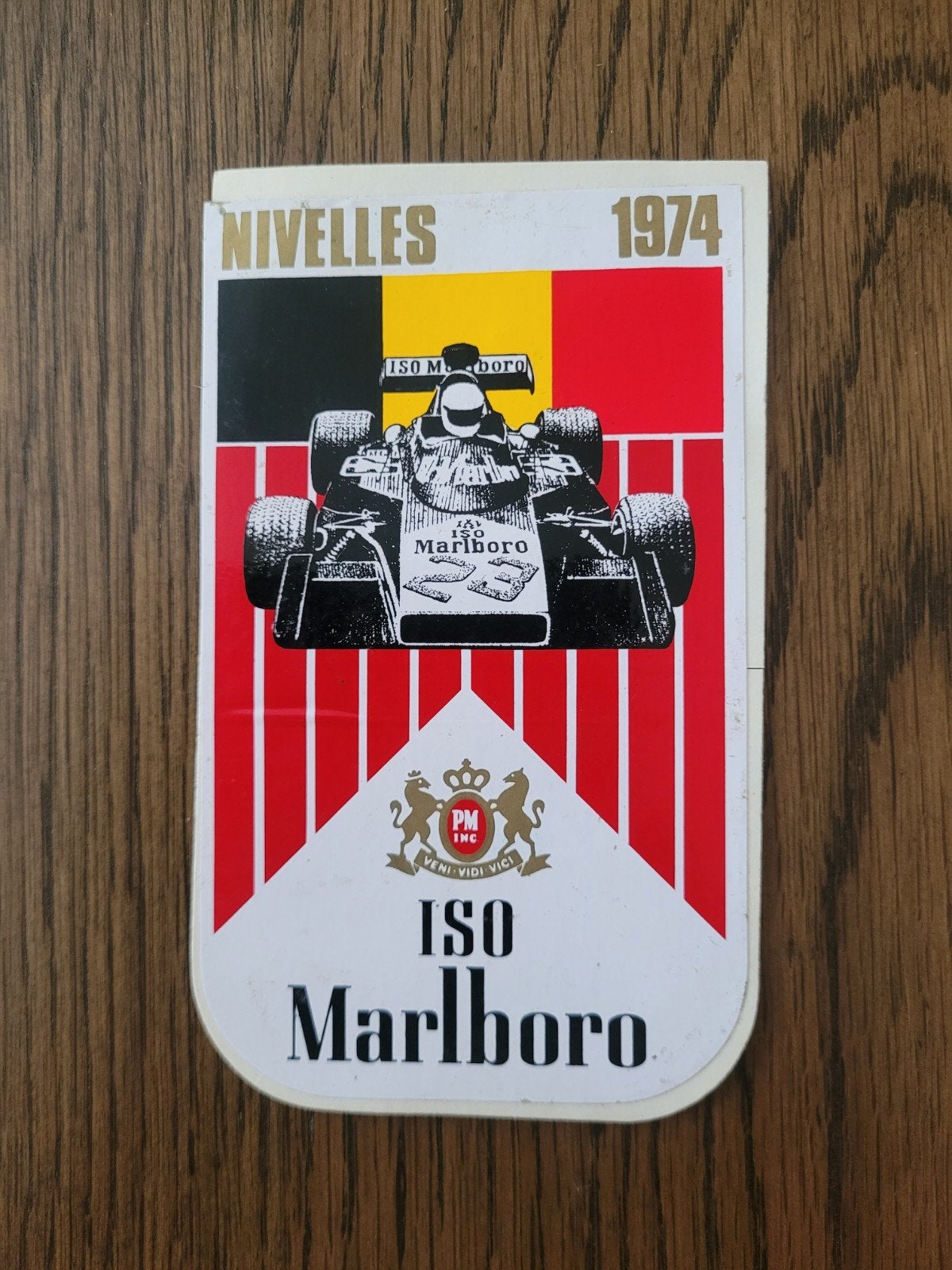 Ancien autocollant Marlboro Nivelles 1974
récupérer ou expéd, Enlèvement ou Envoi